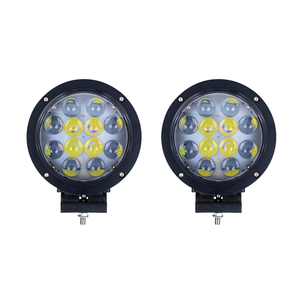 Lumière de travail à LED ronde blanche pour les tracteurs
