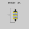 T10 36 ~ 41 mm Festoon Lights LED intérieur