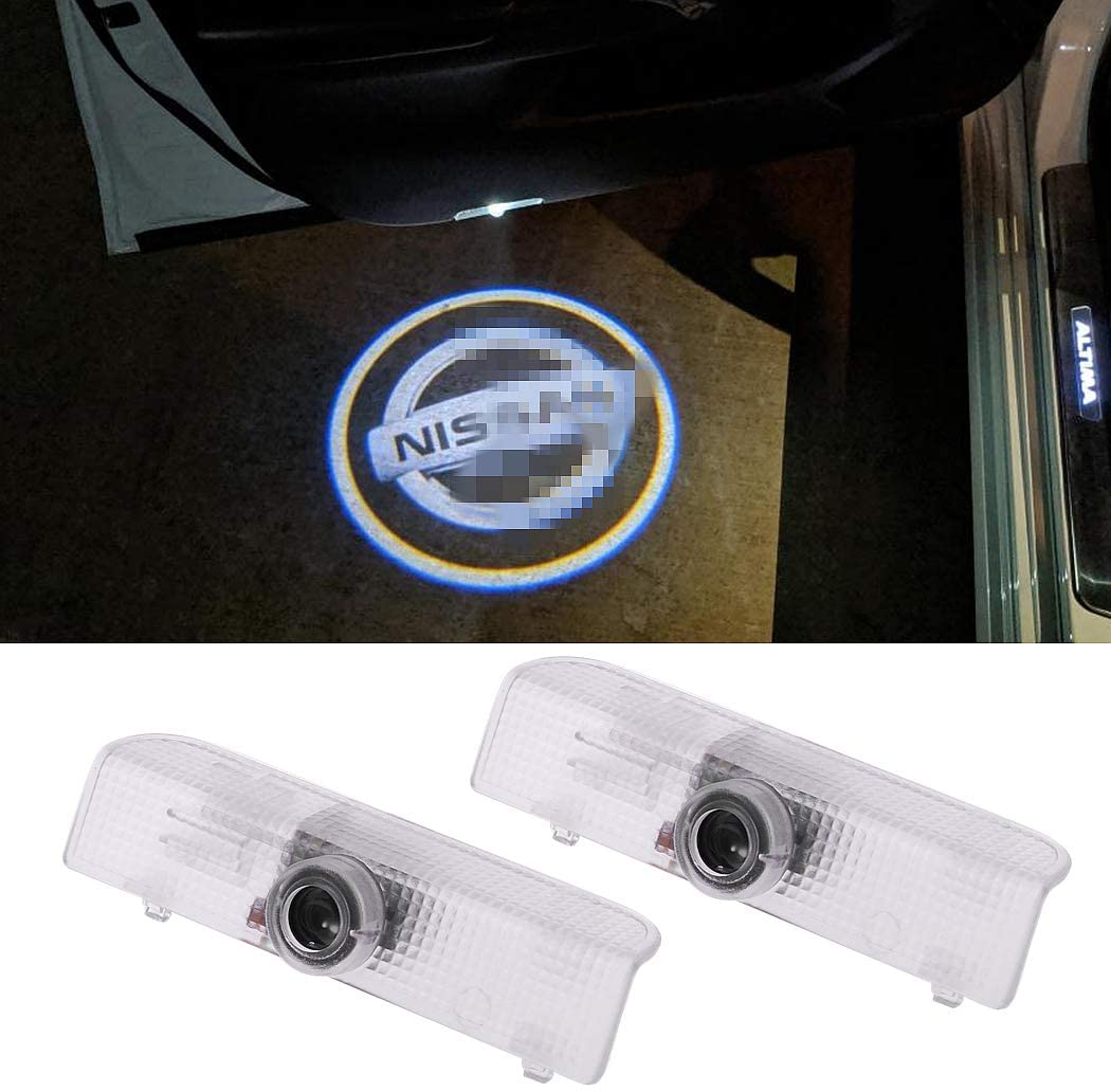 Projecteur de porte de voiture Projecteur Shadow Ghost Lights Welcome Emblem Lamp pour Nissan Altima / Armada