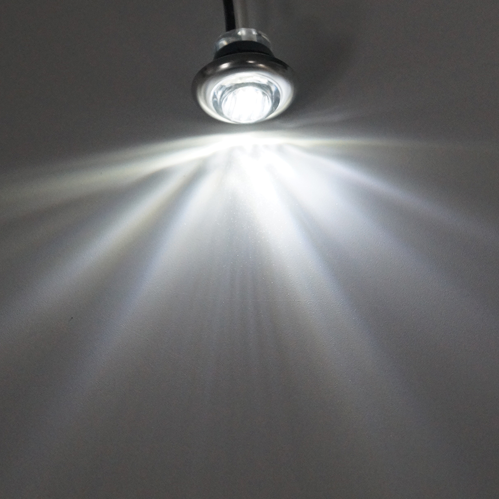 12V | Blanc | Round | Lumière latérale de marque LED |