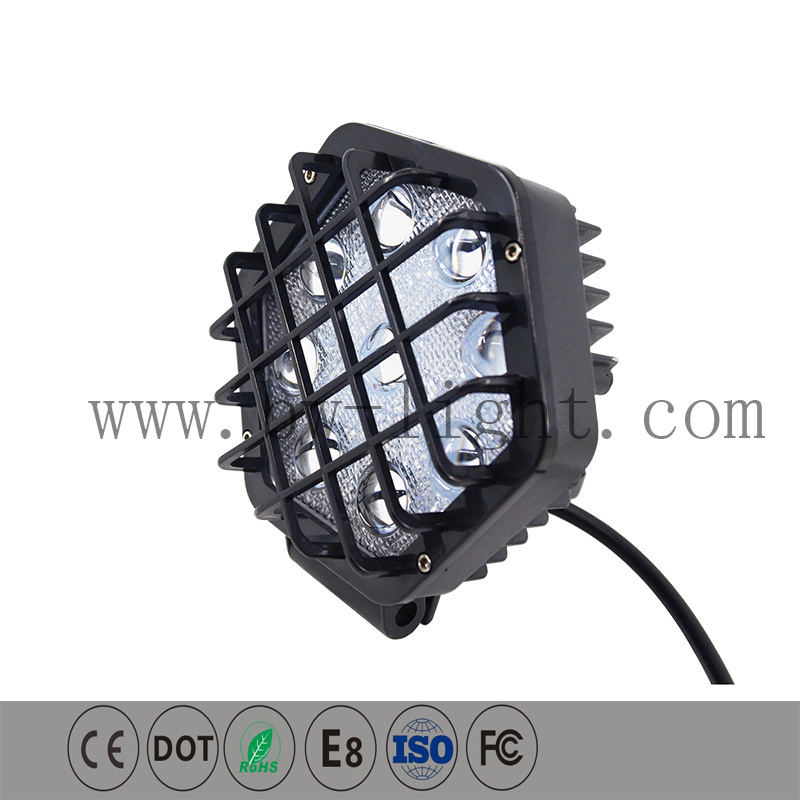 Lampe de travail à LED haute puissance 27W pour camions