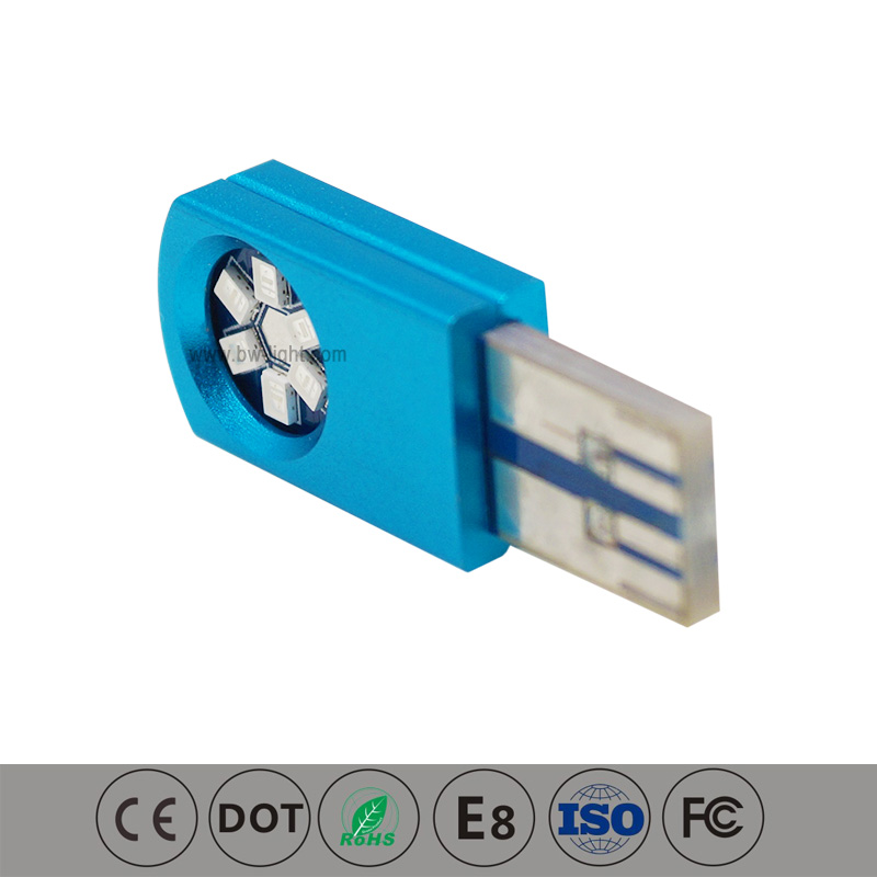 T10 Blue Couleur intérieure à LED