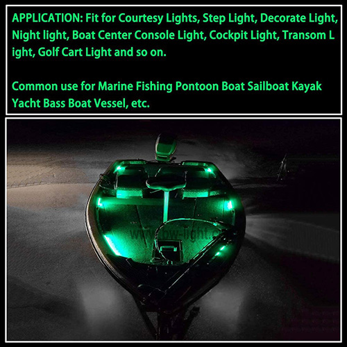 Indicateur vert LED Marker Marine Boat Light
