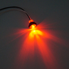 Lumière de marqueur latéral rond à LED rouge pour les remorques